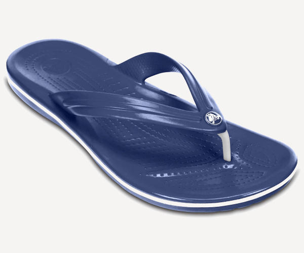 Шлепанцы Crocband Flip (45-46; navy/blue marine)